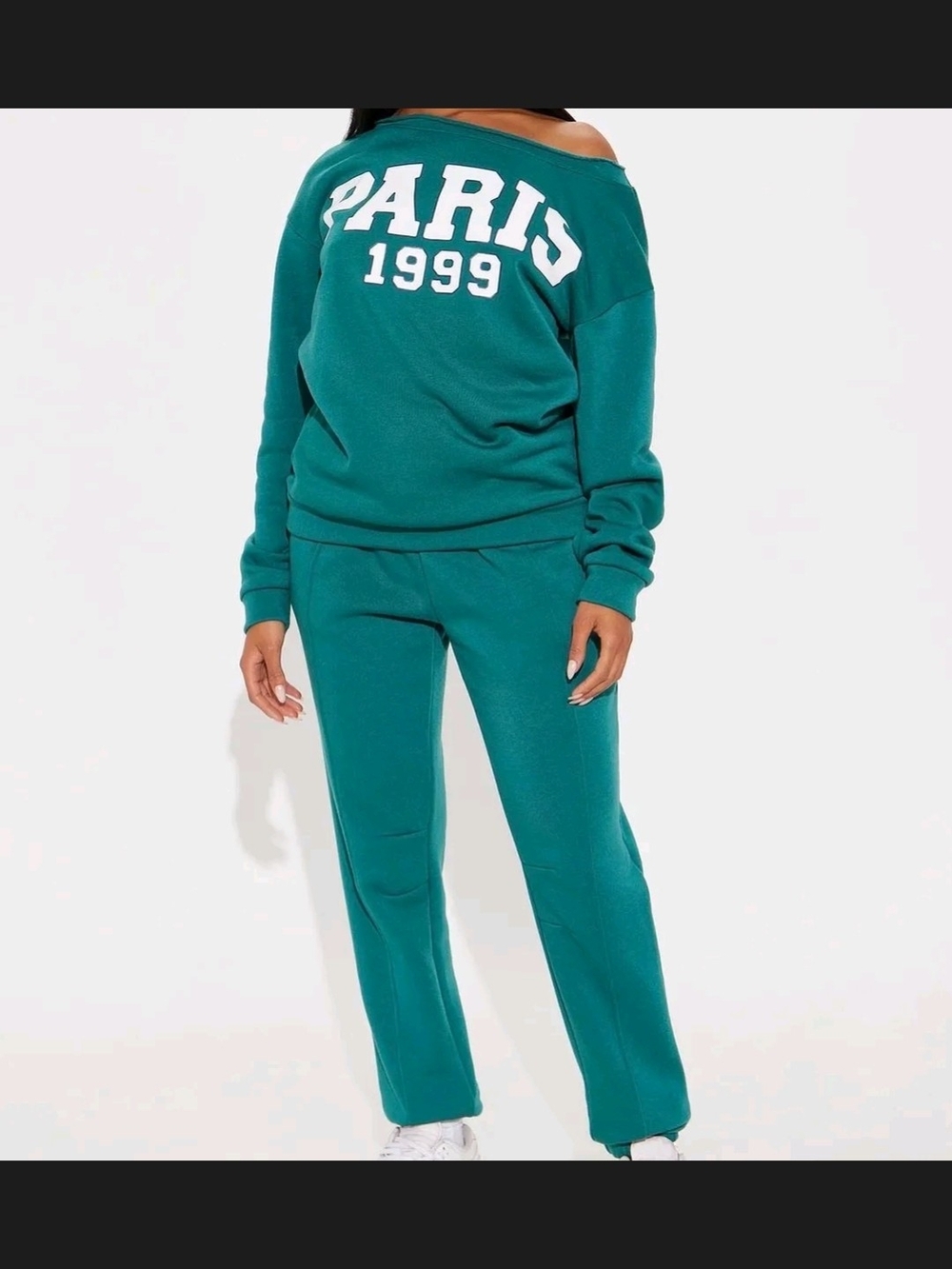Fashion Nova Teal Track Pants - Women's Joggers
